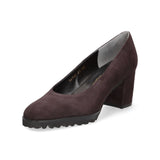 パンプス34649グレーパープル