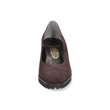 パンプス34649グレーパープル