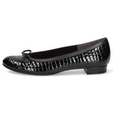 パンプス8655ブラックエナメル